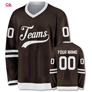 Best Selling Customized Men and Youth Ice Hockey Jersey Latest Style with OEM Team <b>Name</b> Design for Hockey Fans Custom - Product Image 2