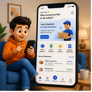 Plataforma Moderna de Seguimiento Logístico, Reserva de Mensajería, Gestión de Envíos, Monitoreo de Entregas, Android, iOS, Nube - Product Image 1