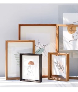 Cadre photo en bois fait main pour la décoration intérieure, cadre rustique en bois pour affichage de photos, taille personnalisée, pour la maison, le bureau, la chambre - Product Image 5