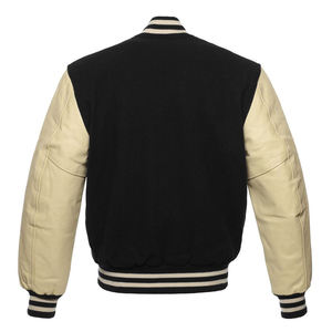 Chaqueta Deportiva Varsity de Béisbol con Diseño de Logotipo Personalizado, Chaqueta de Trabajo Estilo Letterman para Hombre - Product Image 4