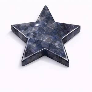 Figurine d'amour sculptée en pierre d'étoile d'olympe (Iolite) pour la décoration intérieure, la guérison, la méditation, l'énergie Reiki - Fournisseur en gros - Product Image 1
