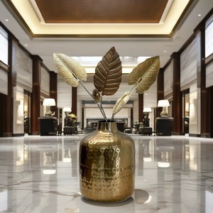 Jarrón de Flores de Hierro Forjado, Diseño Costero, Ecológico, de Alta Calidad, Centro de Mesa de Lujo Hecho a Mano para Vestíbulo, Hotel, Hogar - Product Image 2