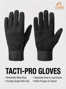 Gants d'équitation de sport en cuir de haute qualité personnalisés pour hommes et femmes, style OEM, avec fermeture éclair noire - Product Image 6