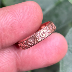 Anillo de Cobre con Motivo de Camello del Desierto Grabado, Anillo Terapéutico de Cobre Sólido de Alta Resistencia, Anillo de Energía Curativa Natural - Product Image 4