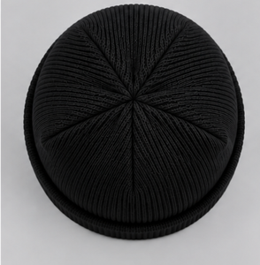 Wholesale Hunting Beanie <b>Hat</b> Custom Leather Logo Acrylic Wool Knitted Thermal <b>Winter</b> Skull Cap Private Label for <b>Men</b> Women - Product Image 5