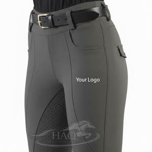 Leggings d'équitation personnalisés pour femmes, culotte d'équitation à siège intégral, taille haute, compression, extensibles, pantalon d'équitation premium - Product Image 1