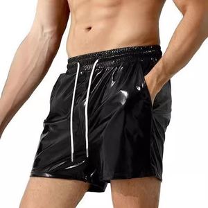 Short en cuir pour homme, tendance, pour soirée en club, sexy, mode, tenue haut de gamme, look moderne, costume personnalisé - Product Image 1