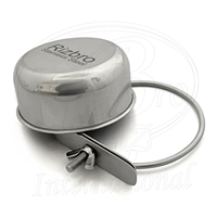 Bol de nourriture pour oiseaux en acier inoxydable réutilisable avec pince pour accrocher dans la cage, taille 2,6x1,5 pouces, gobelet à eau et à nourriture pour oiseaux