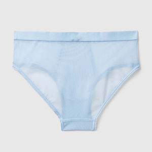 Culottes en dentelle de coton haut de gamme pour femmes, respirantes, taille haute, sexy, style bikini, en tissu tricoté, avec logo personnalisé, légères - Product Image 2