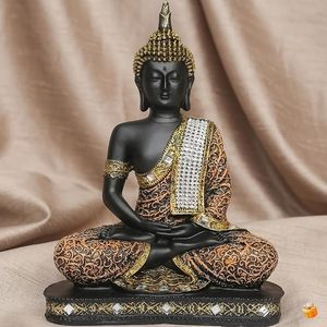 Wholesale Premium Resin Handmade <b>Religious</b> Meditating Buddha <b>Statue</b> Stick Incense White Buddha Home Decor Tabletop Showpiece - Product Image 1