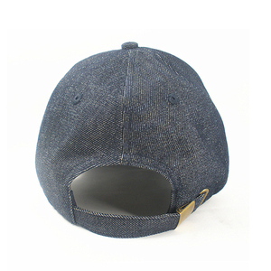 Wholesale 100% Cotton Custom Logo Washed Vintage Jeans Baseball Hats Fashion Unisex 6-Panel Denim Dad Hats - Product Image 5