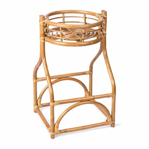 Support en rotin naturel pour plantes d'intérieur, prix le plus bas, support pour plantes et fleurs. - Product Image 1