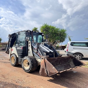 Used HIDROMEK HMK 62 SS <b>Mini</b> Loader Backhoe Engine Loader with Moog Bearing-Gearbox-Pump Heavy Duty Machine - Product Image 3