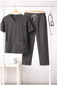 Ensemble de blouses médicales unisexes, haut et pantalon réversibles, pantalon de travail extensible, vêtements de travail pour les professionnels de la santé, mélanges de coton, doux - Product Image 3