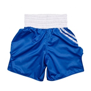 Professional Custom <b>Men</b> Women Muay Thai Shorts Breathable Satin Boxing <b>Trunks</b> for Kickboxing MMA Training Combat Sports Wear - Product Image 5