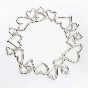 Placas de cargador de acero inoxidable de color plateado fundidas en aluminio-Platos y platos duraderos - Product Image 2