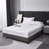 Ensemble de couverture de lit d'hôtel 200TC 300TC 400TC 40S 60S 80S personnalisé broderie housse de couette Twin Queen King size drap de lit ensemble de literie