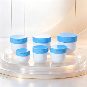 Bocaux distributurs en PP à couvercle rabattable de 100 à 400 ml, disponibles en différentes tailles – grand format, design à coins arrondis – idéaux pour les crèmes et les gommages - Product Image 5