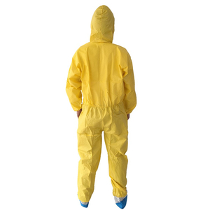 Overol Protector Desechable con Capucha, Overol de Cuerpo Completo, Ropa de Trabajo, Ropa de Seguridad, Puños Elásticos, Overol Resistente al Polvo - Product Image 5