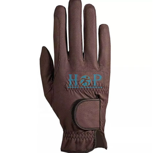<b>Equestrian</b> Riding Gloves for Horseback Riding – Durable Anti-Slip Grip Gloves with Touchscreen Compatibility Breathable Fabric - Product Image 1