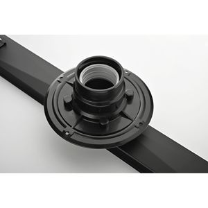 Desagüe de ducha lineal de 24 pulgadas con cubierta extraíble, acero inoxidable 304, incluye colador de pelo, pies de nivelación y brida - Product Image 5