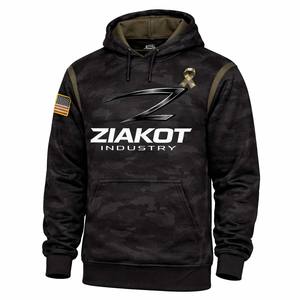 Vente en gros Livraison directe Sweat-shirt à capuche cousu personnalisé camouflage noir-Sweat-shirt de sport Salute To Service - Product Image 1