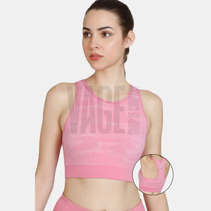 Conjunto de Yoga para Mujer, Bra Deportivo Sin Costuras, Leggings de Cintura Alta, Dos Piezas, Ropa Deportiva para Gimnasio, Fitness, Running, Entrenamiento - Product Image 2