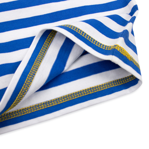 Ensemble de vêtements d'été pour garçon, t-shirt rayé bleu et short pour tout-petits, 100% coton, vêtements décontractés, tissu jersey, activités de plein air, voiture - Product Image 5