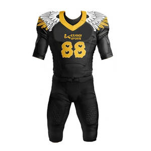 Uniforme de Fútbol Americano Personalizado con Sublimación, Diseño de Cuello Personalizado, Manga Corta - Product Image 2