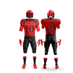 Uniformes de fútbol americano al por mayor de secado rápido, OEM, con diseño personalizado, número, transpirables, de malla, para equipos juveniles. - Product Image 6