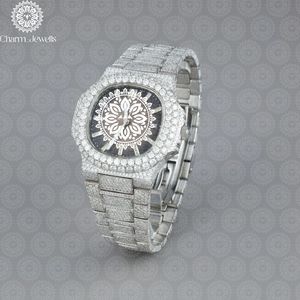 Montre de luxe pour homme Charm Jewels, cadran en acier inoxydable 40 mm, mouvement mécanique analogique, verre lumineux, résistance à l'eau 10 bars, automatique - Product Image 1