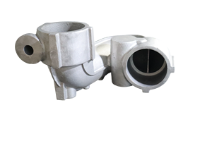Coude d'admission de turbocompresseur personnalisé usiné CNC, procédé de fonderie de sable d'aluminium certifié ISO, par Vartis Engineering - Product Image 1