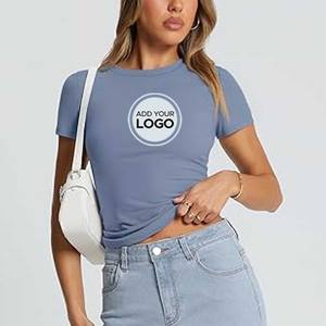 Camisetas de manga corta holgadas para mujer Scope Neck - Product Image 2