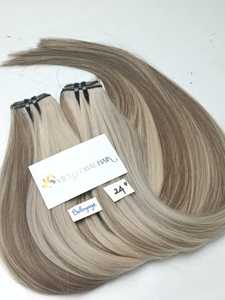 2024 chaud été Balayage couleur cambodgien vierge grade brut vietnamien extensions de cheveux humains et perruques trame droite naturelle - Product Image 2