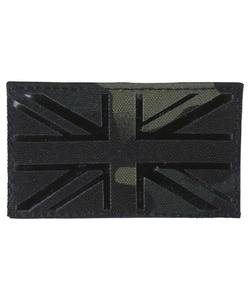 Patch de drapeau IR découpé au laser, personnalisé, en tissu réfléchissant noir, excellente qualité, bordure découpée à chaud ou au laser pour vêtements et chapeaux 2025 - Product Image 1
