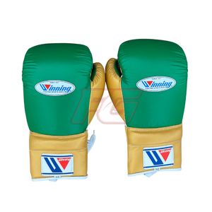 Winning Custom MMA Gloves <b>Set</b> Cowhide Leather Lace-Up High Quality OEM Supplier for Kick Boxing Training & Sparring - Product Image 6