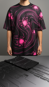 เสื้อยืดโอเวอร์ไซส์เทรนดี้สำหรับผู้ชาย สไตล์ลำลอง สตรีทแวร์ ทรงปกติ ผลิตจากโพลีเอสเตอร์/คอตตอน ระบายอากาศได้ดี เป็นมิตรต่อสิ่งแวดล้อม - Product Image 6