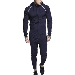 Ensemble de survêtement d'hiver personnalisable pour hommes – Nouveau design, manches longues, col à capuche, couleur unie, grandes tailles, vêtements de sport écologiques – En promotion - Product Image 1
