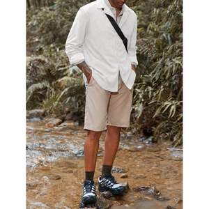 Chaqueta de pana informal para hombre 2025, chaqueta ligera de manga larga con botones cubanos, camisas con botones - Product Image 2