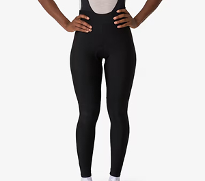 Cuissardes de cyclisme noires pour femmes, ajustées, anti-humidité, longues, rembourrées, séchage rapide, respirantes, écologiques - Product Image 3