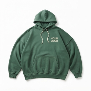 เสื้อฮู้ดทรงหลวมผ้าเฟรนช์เทอร์รี่ GSM สูง น้ำหนักมาก สวมใส่สบาย เหมาะสำหรับใส่ในชีวิตประจำวัน - Product Image 2