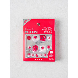 Tita Professional K Beauty เล็บศิลปะผลิตภัณฑ์กด Pedi TIP 25SS #3เล็บเท้าปลายเท็จใช้งานง่ายและการออกแบบที่ยาวนาน - Product Image 1