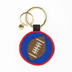 Handmade Glass Beads Avocado <b>Keychain</b> Bag Charm 10x6cm Indian Girls Gift for Purse Backpacks BY MULTI CRAFT - Product Image 4