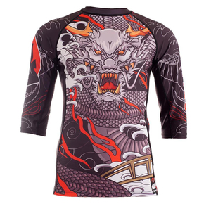 เสื้อรัดกล้ามเนื้อสำหรับฝึกซ้อมมวยปล้ำยิวยิตสูแบบมืออาชีพ พร้อมผ้าซับเหงื่อและวัสดุยืดหยุ่นทนทาน - Product Image 4