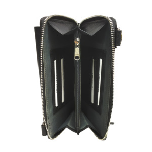 Genuine Leather Mobile Case Cover Single Shoulder <b>Sling</b> <b>Bag</b> Clutch Wholesale Supply Lady Style Polyester Lining Traveling Wallet - Product Image 2