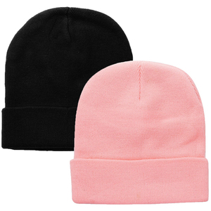 OEM White Knit Beanie Hat Ribbed <b>Winter</b> <b>Cap</b> Women Men Soft Warm Stretch Plain Skull <b>Cap</b> Wholesale Supplier - Product Image 3
