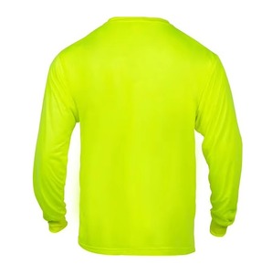 เสื้อเชิ้ตแขนยาวสะท้อนแสงแห้งเร็ว Hi Vis สำหรับผู้ชาย ชุดทำงานพร้อมเสื้อทำงานที่ปรับแต่งได้ - Product Image 2