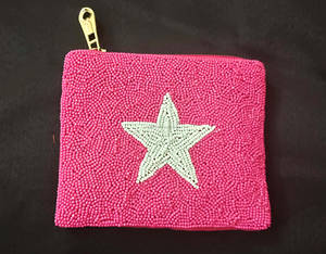 Monedero de Moda Hecho a Mano con Cierre, Bordado Multicolor y Cuentas, para Uso Diario, Bolsos y Estuches para Mujeres y Niñas, Marca Bright Star - Product Image 2