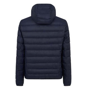 Veste d'hiver matelassée pour homme tendance, col montant, logo sur le devant, design léger et gonflé, confortable, chaude, respirante, écologique - Product Image 5