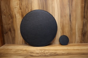 Round Leather Placemat Easy Cleaning Waterproof Leather Heat Insulation Non-Slip Table Mat for Home and Restaurant - Product Image 3